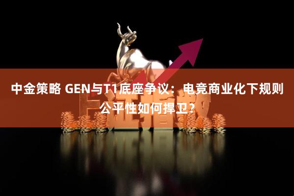 中金策略 GEN与T1底座争议：电竞商业化下规则公平性如何捍卫？